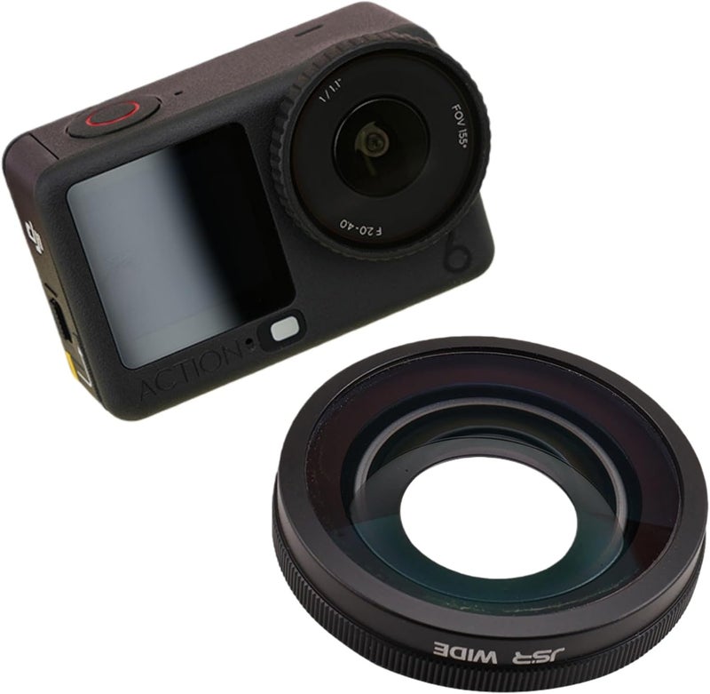Honlyn Wide Angle Lens for DJI Osmo Action 6,185° FOV Wide Angle Lens for DJI Osmo Action 6 - Image 5